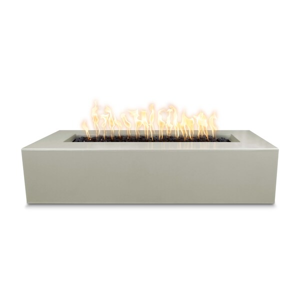 The Outdoor Plus 60 Rectangular Regal Fire Pit, GFRC Concrete, Ash, Plug & Play Electronic Ignition, Liquid Propane OPT-RGL60EKIT-ASH-LP - main